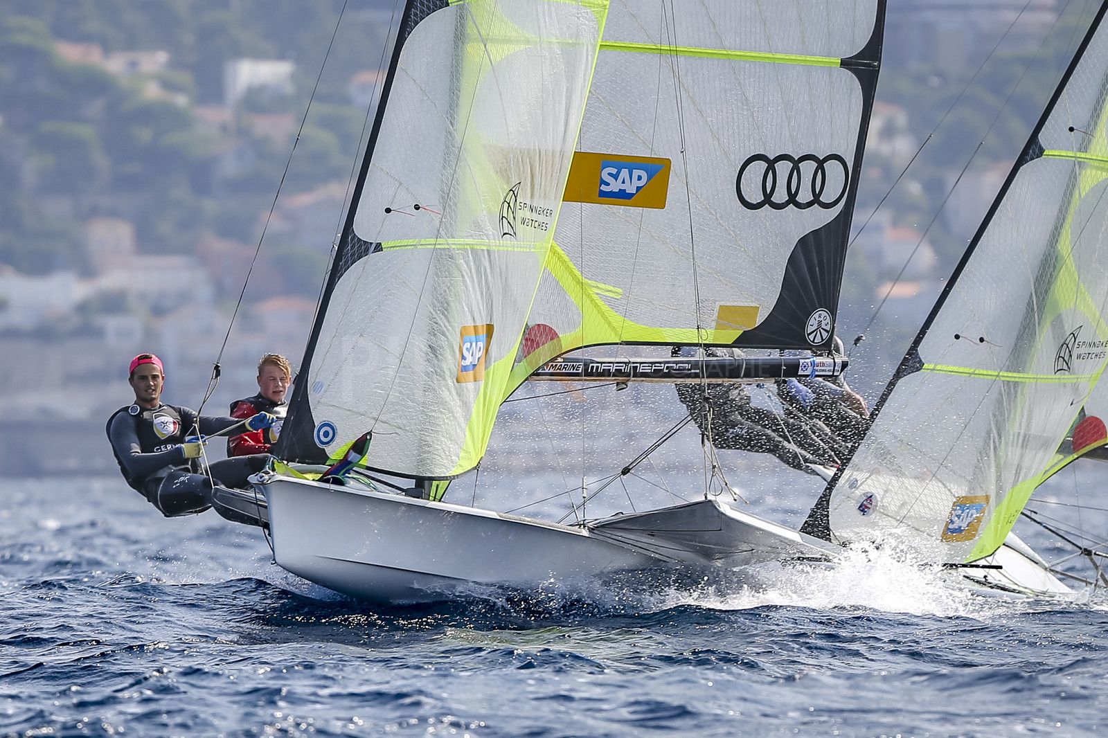 Marseille France is hosting more than 200 sailors from 28 nations for the 2018 Junior Worl Championship of 49er, 49erFX and Nacra 17. Held from 28 august to 1st september 2018. © Pierick Jeannoutot