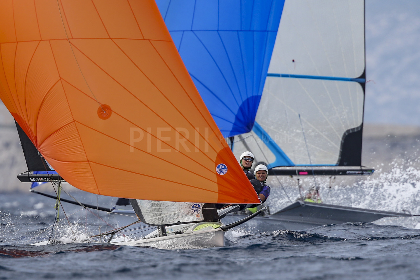 Marseille France is hosting more than 200 sailors from 28 nations for the 2018 Junior Worl Championship of 49er, 49erFX and Nacra 17. Held from 28 august to 1st september 2018. © Pierick Jeannoutot