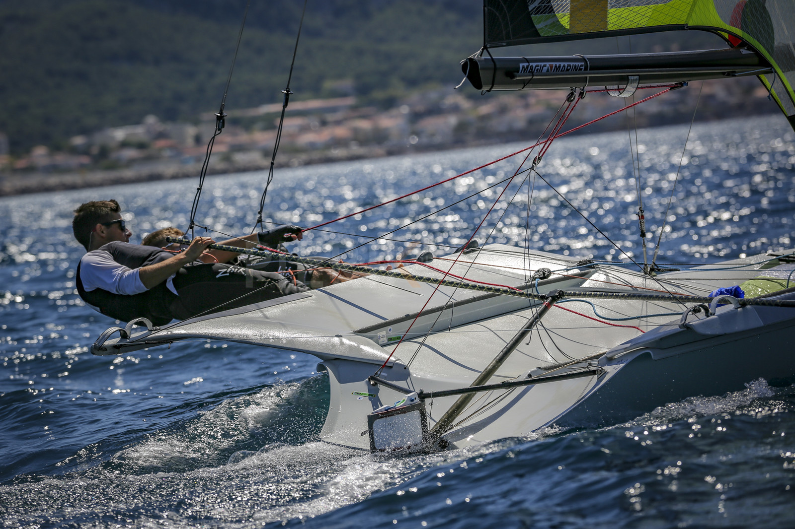 Marseilles France is hosting more than 200 sailors from 28 nations for the 2018 Junior Worl Championship of 49er, 49erFX and Nacra 17. Held from 28 august to 1st september 2018. © Pierick Jeannoutot