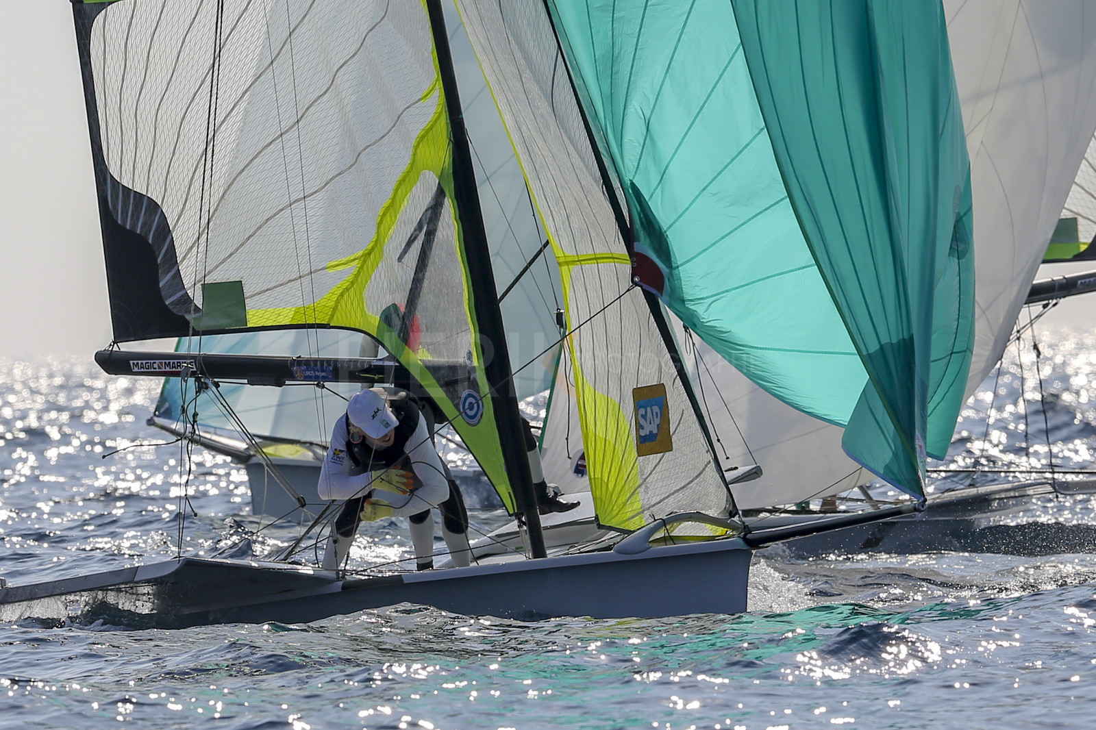 Marseilles France is hosting more than 200 sailors from 28 nations for the 2018 Junior Worl Championship of 49er, 49erFX and Nacra 17. Held from 28 august to 1st september 2018. © Pierick Jeannoutot