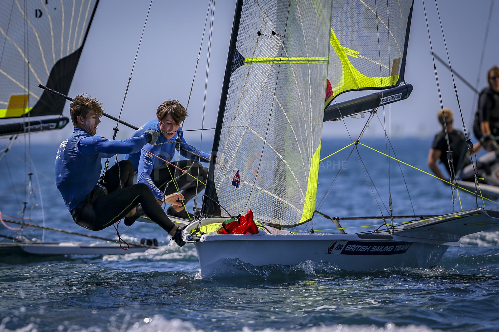 Marseilles France is hosting more than 200 sailors from 28 nations for the 2018 Junior Worl Championship of 49er, 49erFX and Nacra 17. Held from 28 august to 1st september 2018. © Pierick Jeannoutot