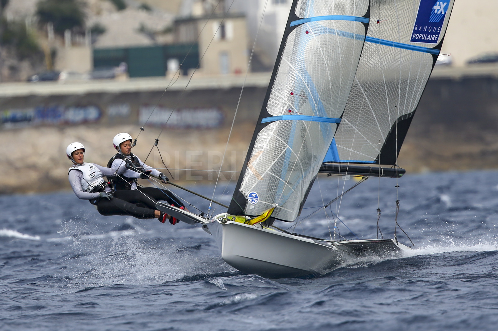 Marseille France is hosting more than 200 sailors from 28 nations for the 2018 Junior Worl Championship of 49er, 49erFX and Nacra 17. Held from 28 august to 1st september 2018. © Pierick Jeannoutot