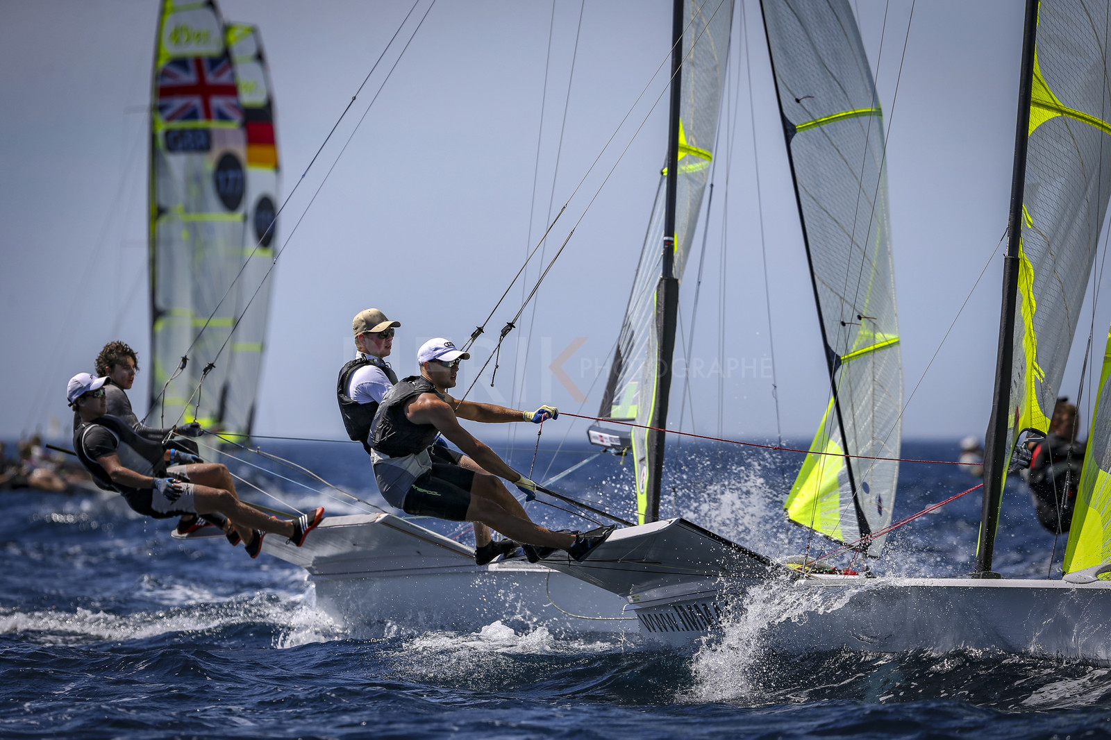 Marseilles France is hosting more than 200 sailors from 28 nations for the 2018 Junior Worl Championship of 49er, 49erFX and Nacra 17. Held from 28 august to 1st september 2018. © Pierick Jeannoutot