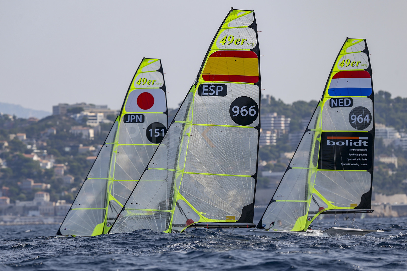 Marseille France is hosting more than 200 sailors from 28 nations for the 2018 Junior Worl Championship of 49er, 49erFX and Nacra 17. Held from 28 august to 1st september 2018. © Pierick Jeannoutot