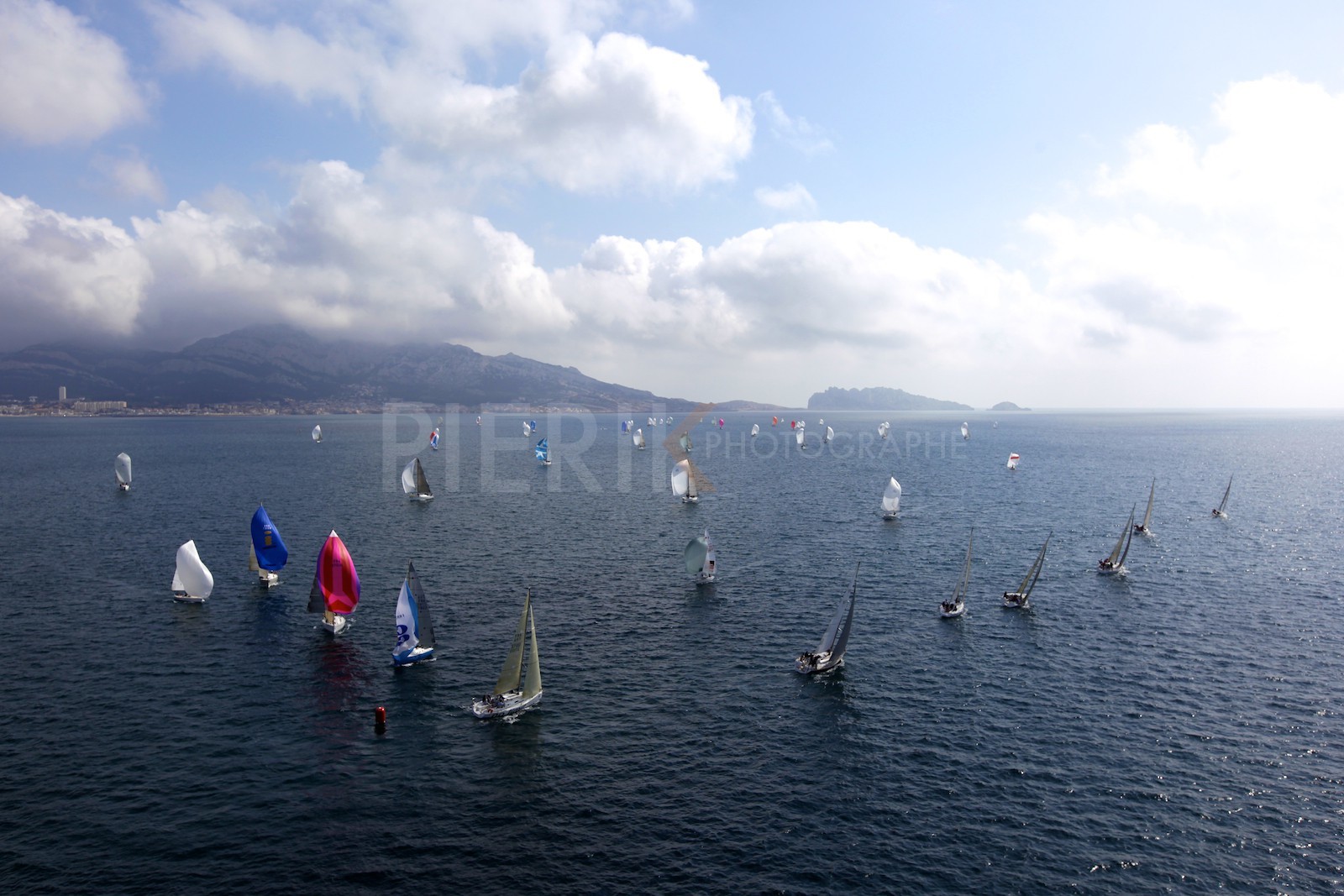Virement de bouée en rade Sud