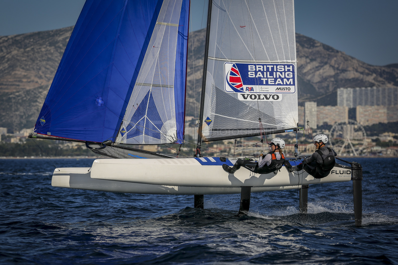 Marseilles France is hosting more than 200 sailors from 28 nations for the 2018 Junior Worl Championship of 49er, 49erFX and Nacra 17. Held from 28 august to 1st september 2018. © Pierick Jeannoutot