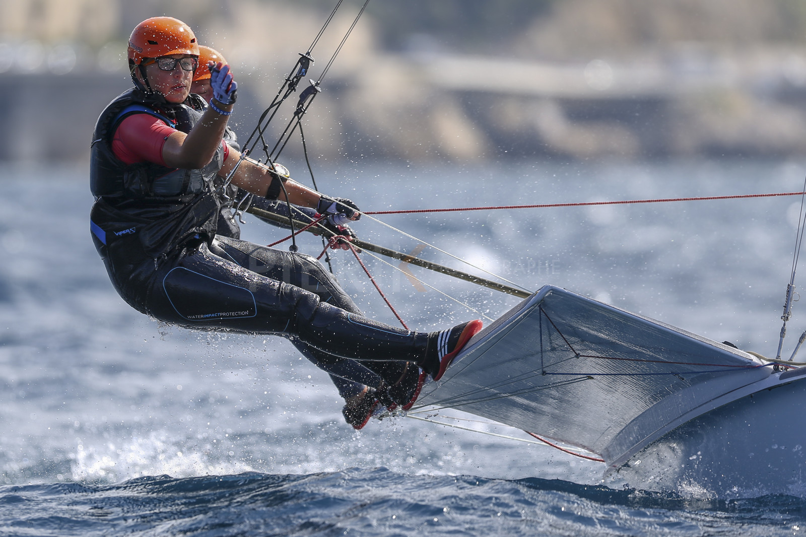 Marseille France is hosting more than 200 sailors from 28 nations for the 2018 Junior Worl Championship of 49er, 49erFX and Nacra 17. Held from 28 august to 1st september 2018. © Pierick Jeannoutot