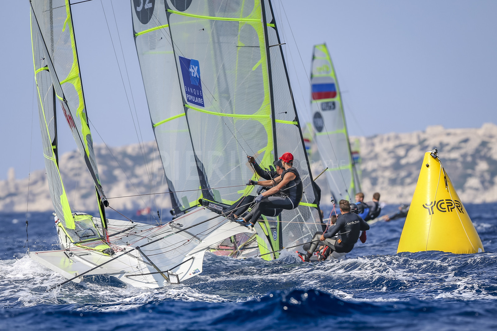 Marseille France is hosting more than 200 sailors from 28 nations for the 2018 Junior Worl Championship of 49er, 49erFX and Nacra 17. Held from 28 august to 1st september 2018. © Pierick Jeannoutot