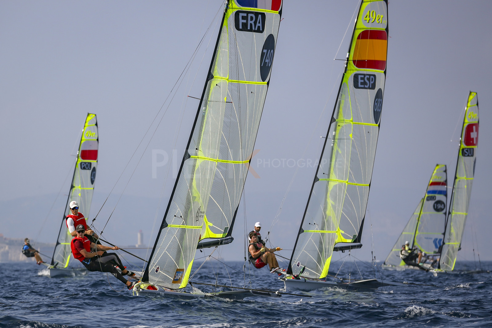 Marseilles France is hosting more than 200 sailors from 28 nations for the 2018 Junior Worl Championship of 49er, 49erFX and Nacra 17. Held from 28 august to 1st september 2018. © Pierick Jeannoutot