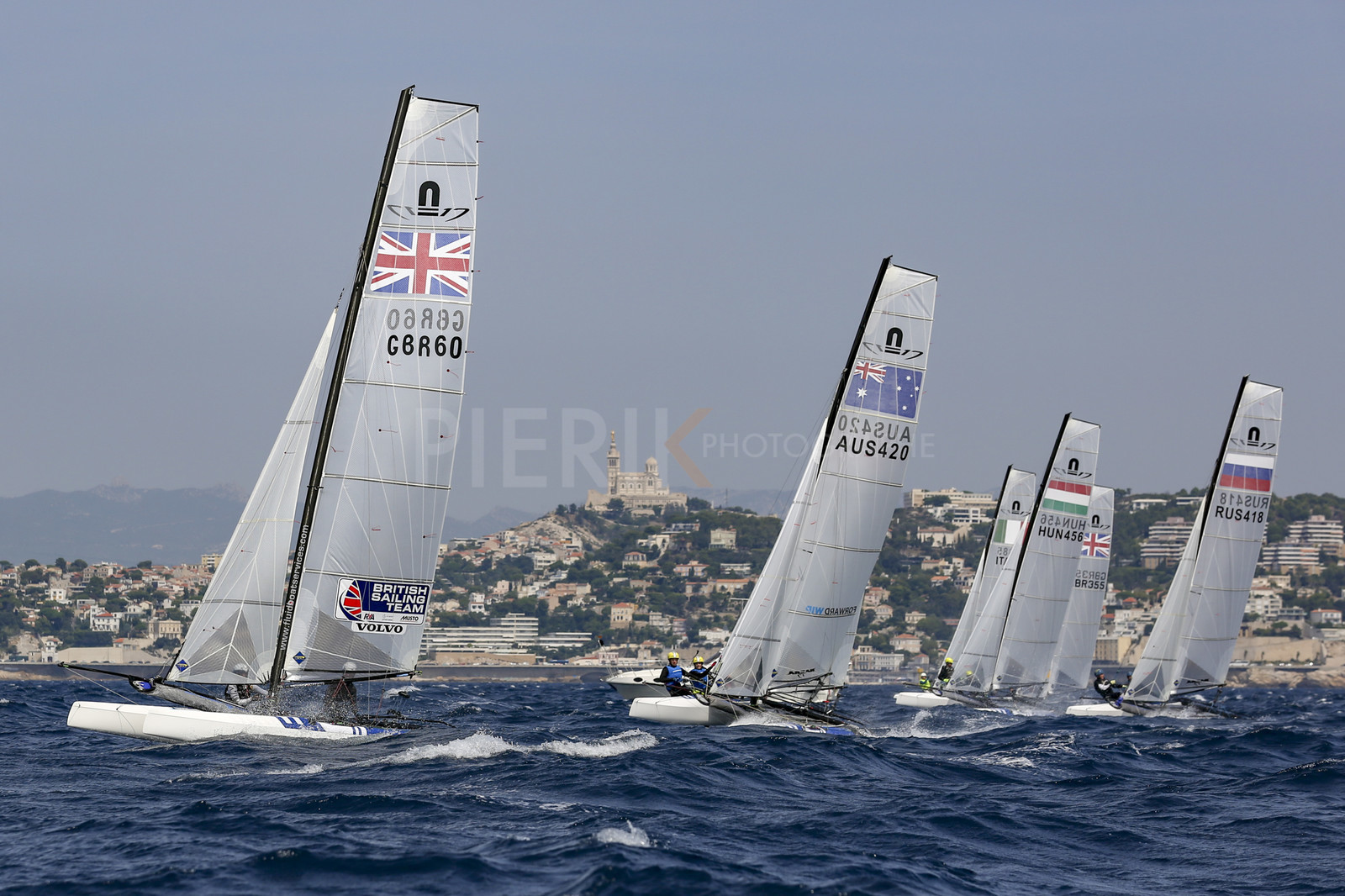 Marseille France is hosting more than 200 sailors from 28 nations for the 2018 Junior Worl Championship of 49er, 49erFX and Nacra 17. Held from 28 august to 1st september 2018. © Pierick Jeannoutot