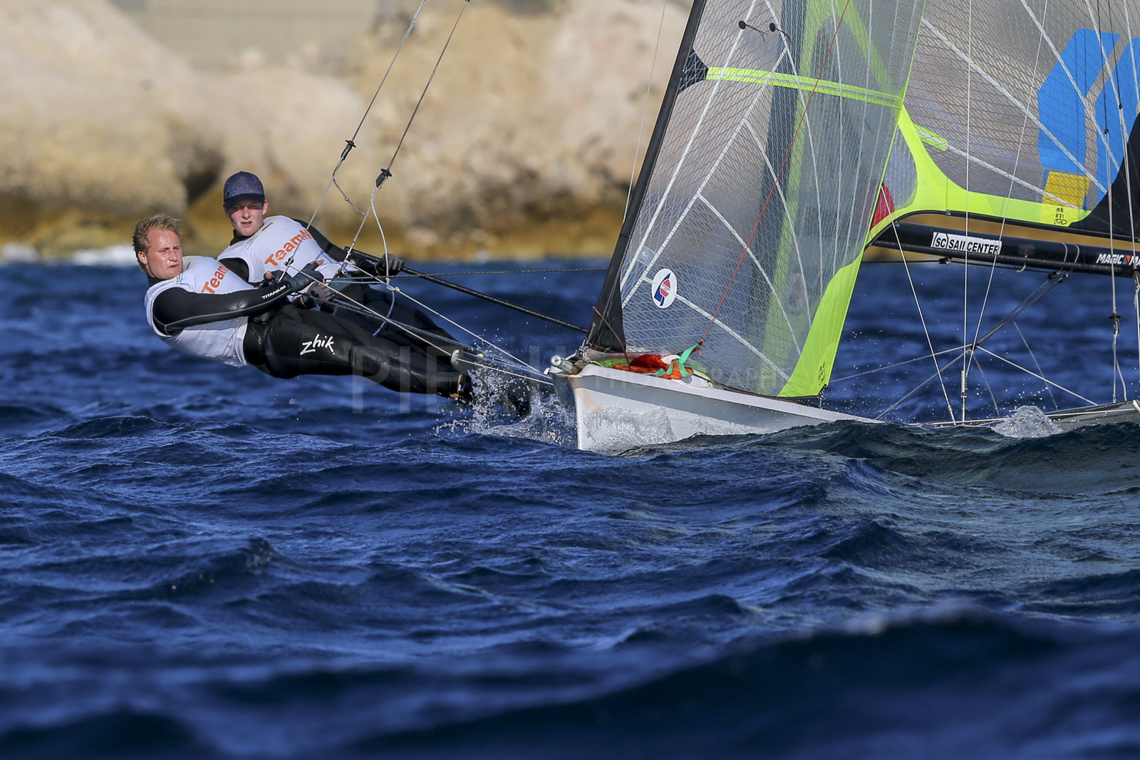 Marseille France is hosting more than 200 sailors from 28 nations for the 2018 Junior Worl Championship of 49er, 49erFX and Nacra 17. Held from 28 august to 1st september 2018. © Pierick Jeannoutot