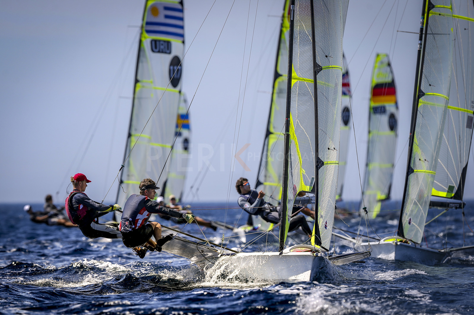 Marseilles France is hosting more than 200 sailors from 28 nations for the 2018 Junior Worl Championship of 49er, 49erFX and Nacra 17. Held from 28 august to 1st september 2018. © Pierick Jeannoutot