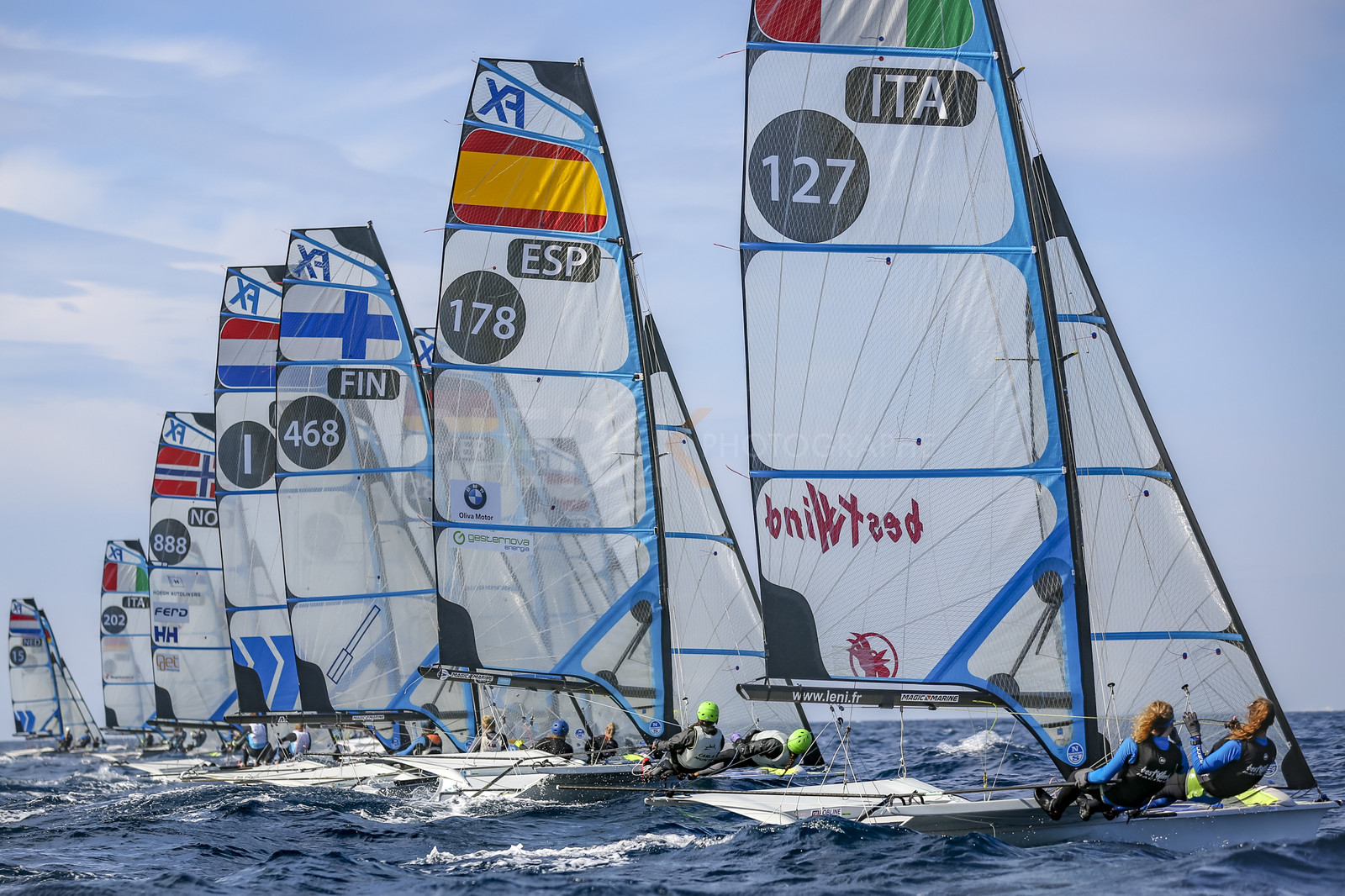 Marseille France is hosting more than 200 sailors from 28 nations for the 2018 Junior Worl Championship of 49er, 49erFX and Nacra 17. Held from 28 august to 1st september 2018. © Pierick Jeannoutot