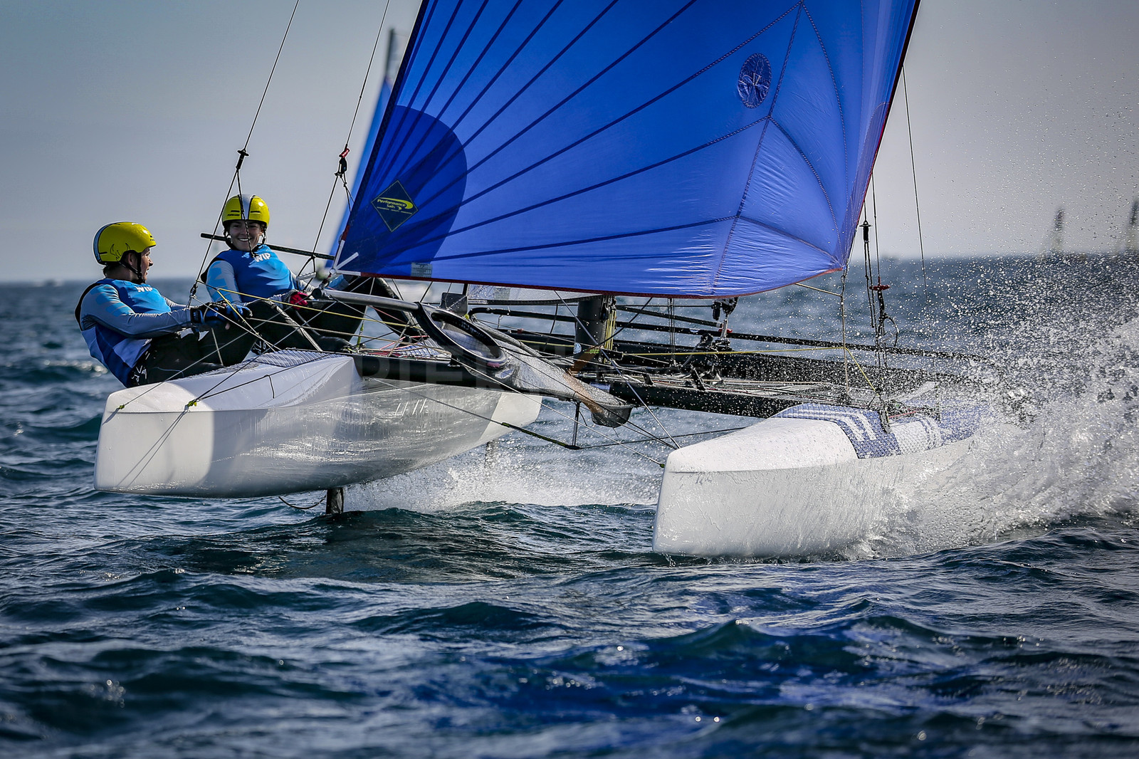 Marseilles France is hosting more than 200 sailors from 28 nations for the 2018 Junior Worl Championship of 49er, 49erFX and Nacra 17. Held from 28 august to 1st september 2018. © Pierick Jeannoutot