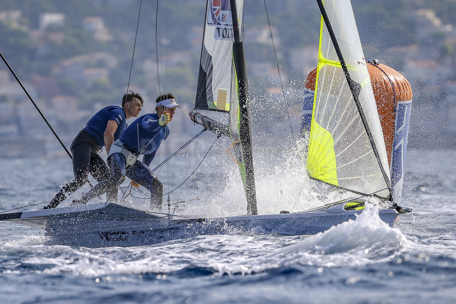 Marseille France is hosting more than 200 sailors from 28 nations for the 2018 Junior Worl Championship of 49er, 49erFX and Nacra 17. Held from 28 august to 1st september 2018. © Pierick Jeannoutot