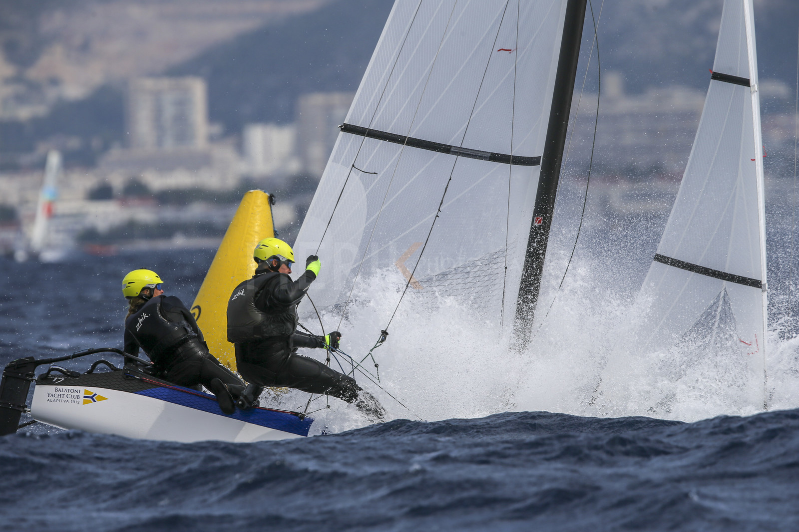 Marseille France is hosting more than 200 sailors from 28 nations for the 2018 Junior Worl Championship of 49er, 49erFX and Nacra 17. Held from 28 august to 1st september 2018. © Pierick Jeannoutot
