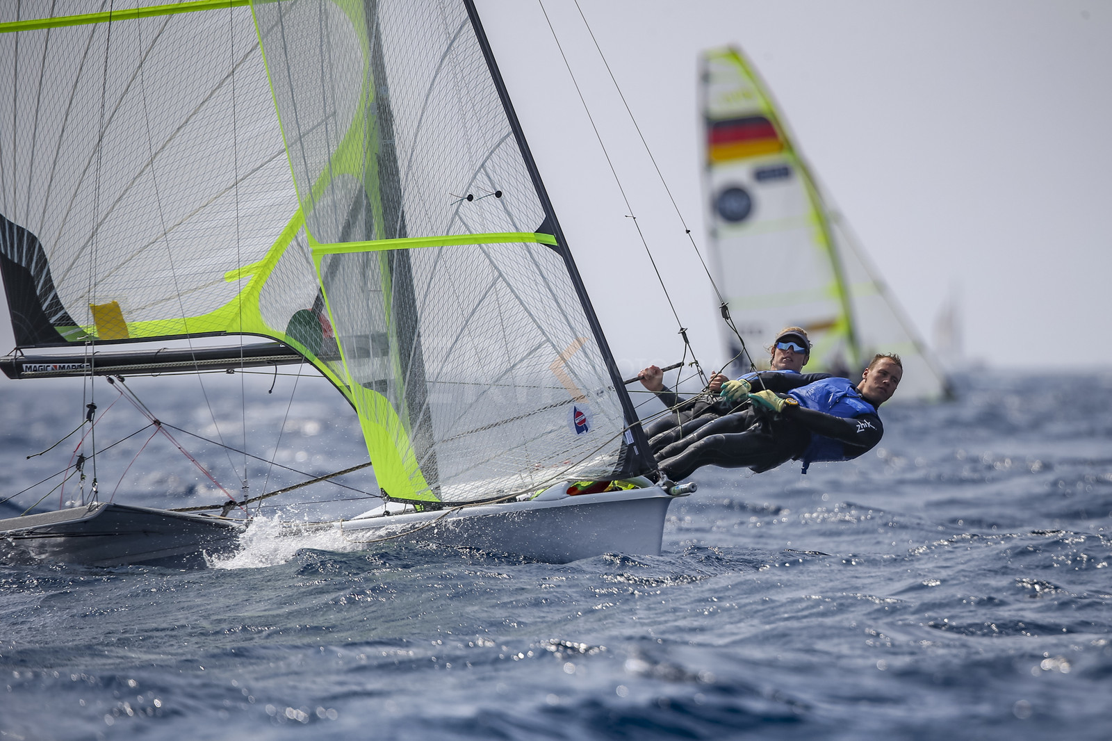 Marseille France is hosting more than 200 sailors from 28 nations for the 2018 Junior Worl Championship of 49er, 49erFX and Nacra 17. Held from 28 august to 1st september 2018. © Pierick Jeannoutot