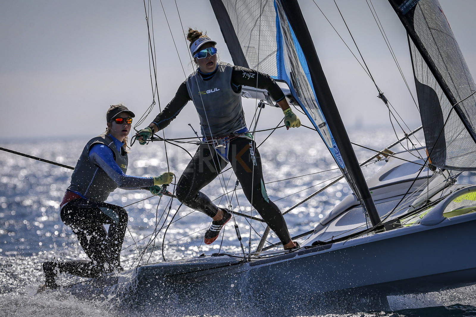 Marseilles France is hosting more than 200 sailors from 28 nations for the 2018 Junior Worl Championship of 49er, 49erFX and Nacra 17. Held from 28 august to 1st september 2018. © Pierick Jeannoutot