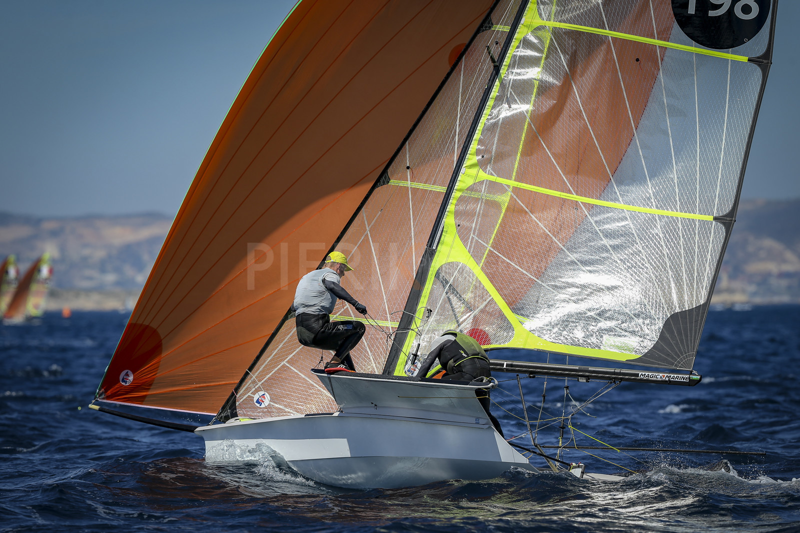 Marseilles France is hosting more than 200 sailors from 28 nations for the 2018 Junior Worl Championship of 49er, 49erFX and Nacra 17. Held from 28 august to 1st september 2018. © Pierick Jeannoutot