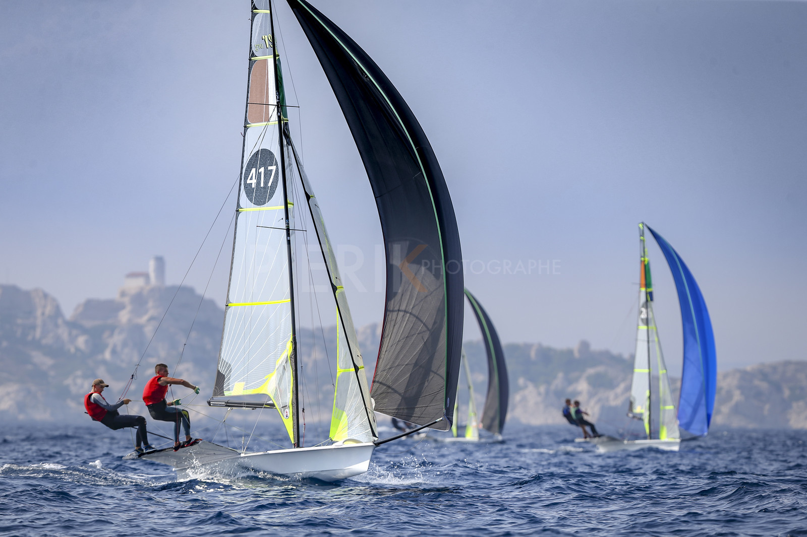 Marseilles France is hosting more than 200 sailors from 28 nations for the 2018 Junior Worl Championship of 49er, 49erFX and Nacra 17. Held from 28 august to 1st september 2018. © Pierick Jeannoutot