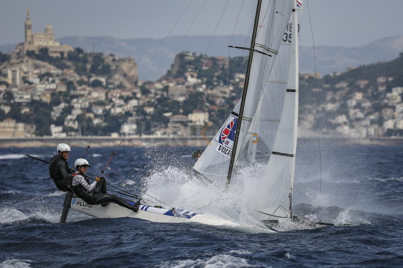 Marseille France is hosting more than 200 sailors from 28 nations for the 2018 Junior Worl Championship of 49er, 49erFX and Nacra 17. Held from 28 august to 1st september 2018. © Pierick Jeannoutot