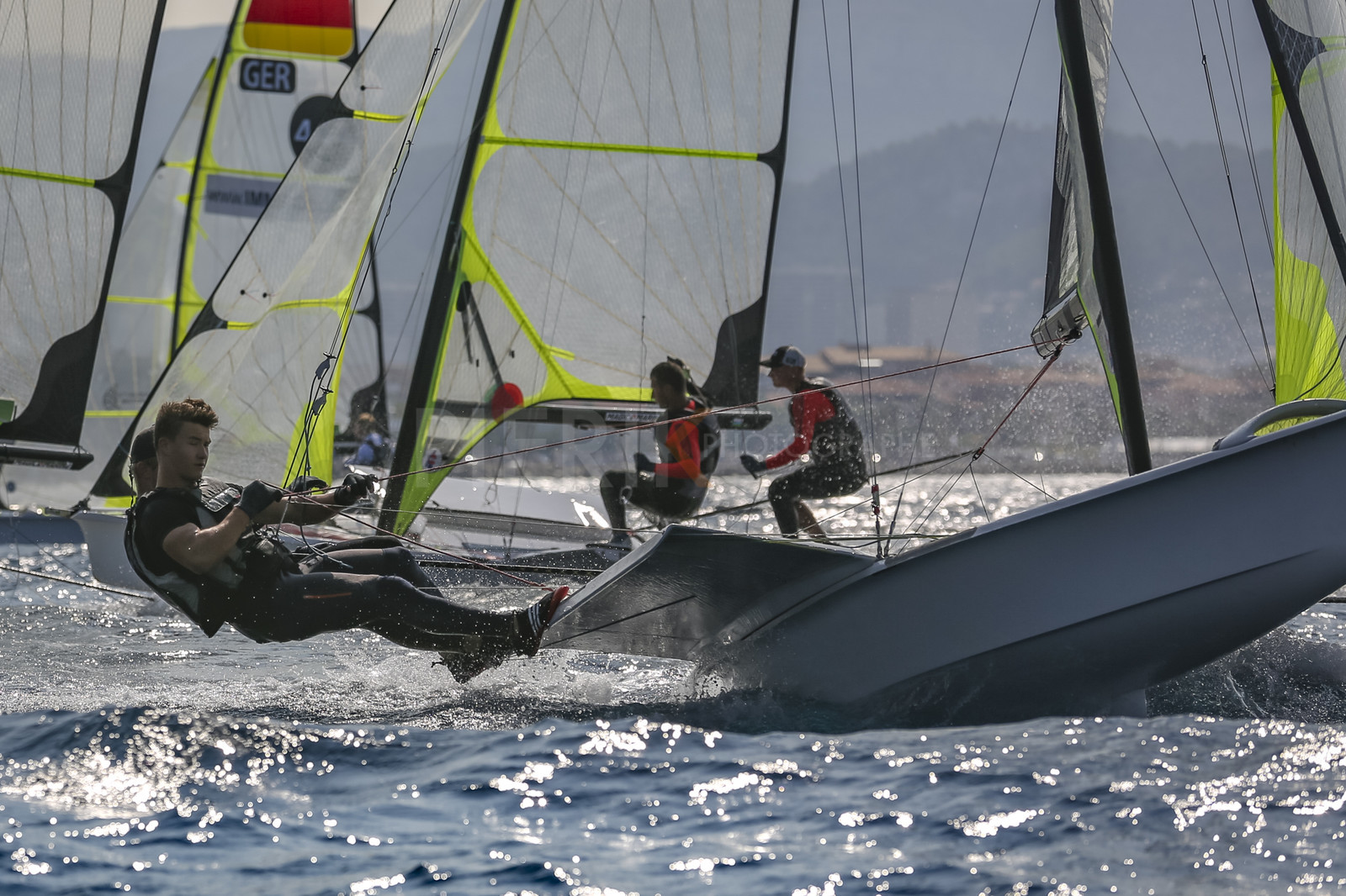 Marseille France is hosting more than 200 sailors from 28 nations for the 2018 Junior Worl Championship of 49er, 49erFX and Nacra 17. Held from 28 august to 1st september 2018. © Pierick Jeannoutot
