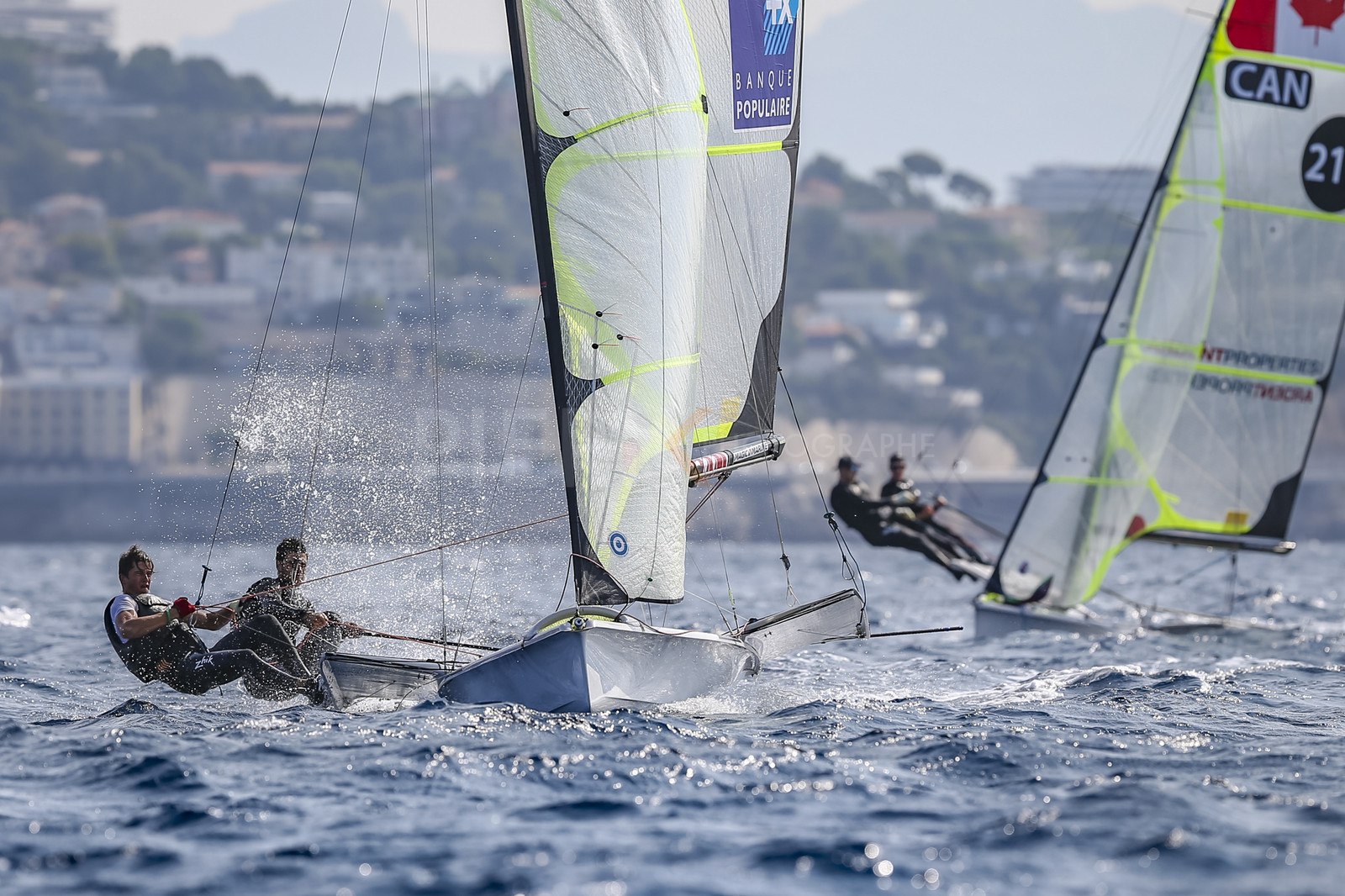 Marseille France is hosting more than 200 sailors from 28 nations for the 2018 Junior Worl Championship of 49er, 49erFX and Nacra 17. Held from 28 august to 1st september 2018. © Pierick Jeannoutot