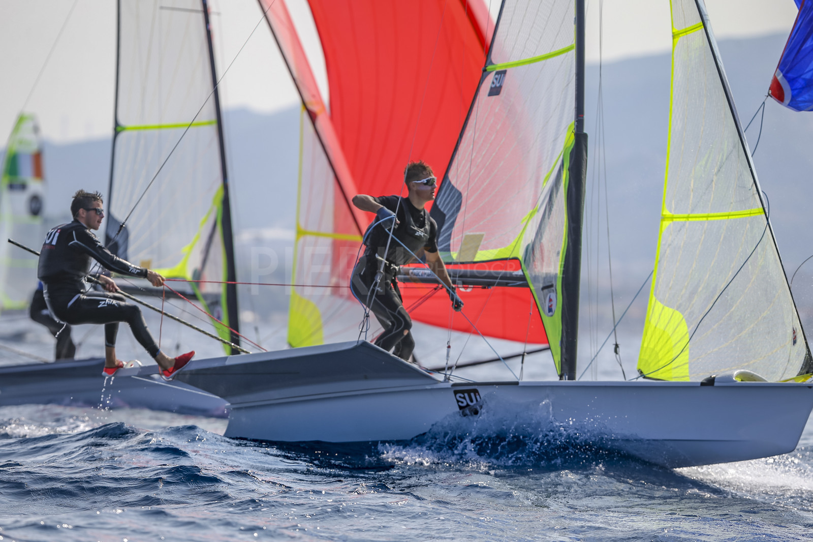 Marseille France is hosting more than 200 sailors from 28 nations for the 2018 Junior Worl Championship of 49er, 49erFX and Nacra 17. Held from 28 august to 1st september 2018. © Pierick Jeannoutot