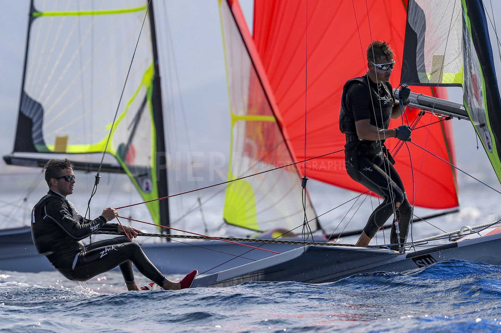 Marseille France is hosting more than 200 sailors from 28 nations for the 2018 Junior Worl Championship of 49er, 49erFX and Nacra 17. Held from 28 august to 1st september 2018. © Pierick Jeannoutot