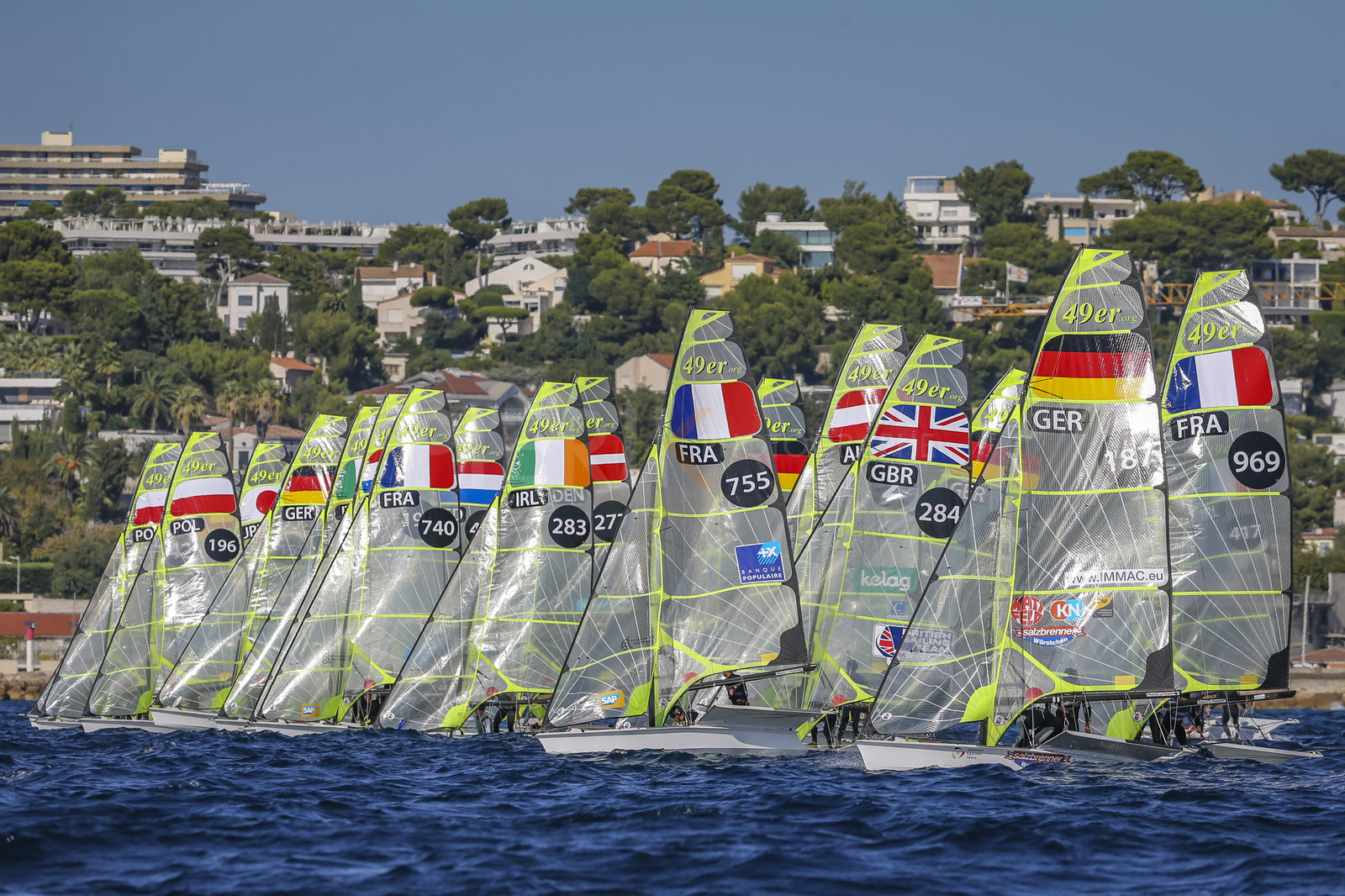 Marseille France is hosting more than 200 sailors from 28 nations for the 2018 Junior Worl Championship of 49er, 49erFX and Nacra 17. Held from 28 august to 1st september 2018. © Pierick Jeannoutot