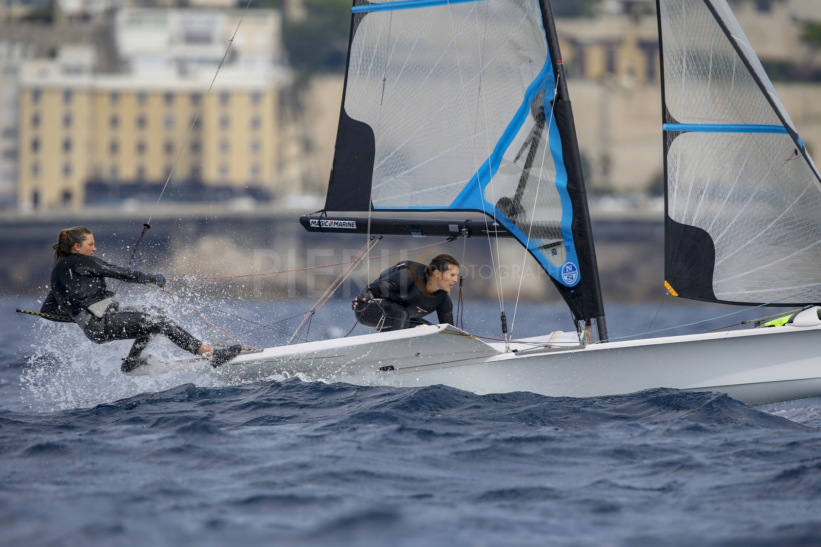 Marseille France is hosting more than 200 sailors from 28 nations for the 2018 Junior Worl Championship of 49er, 49erFX and Nacra 17. Held from 28 august to 1st september 2018. © Pierick Jeannoutot
