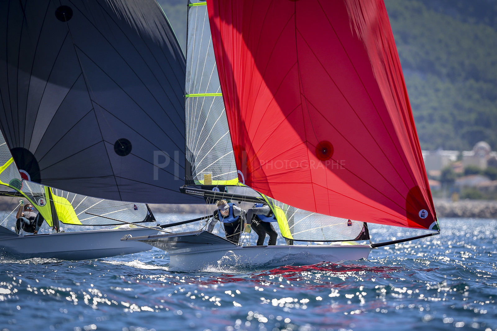 Marseilles France is hosting more than 200 sailors from 28 nations for the 2018 Junior Worl Championship of 49er, 49erFX and Nacra 17. Held from 28 august to 1st september 2018. © Pierick Jeannoutot
