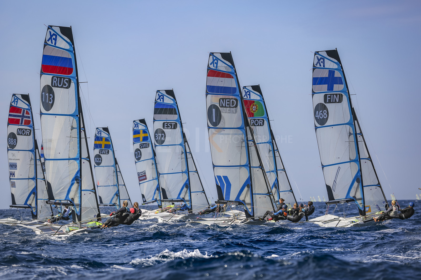 Marseille France is hosting more than 200 sailors from 28 nations for the 2018 Junior Worl Championship of 49er, 49erFX and Nacra 17. Held from 28 august to 1st september 2018. © Pierick Jeannoutot