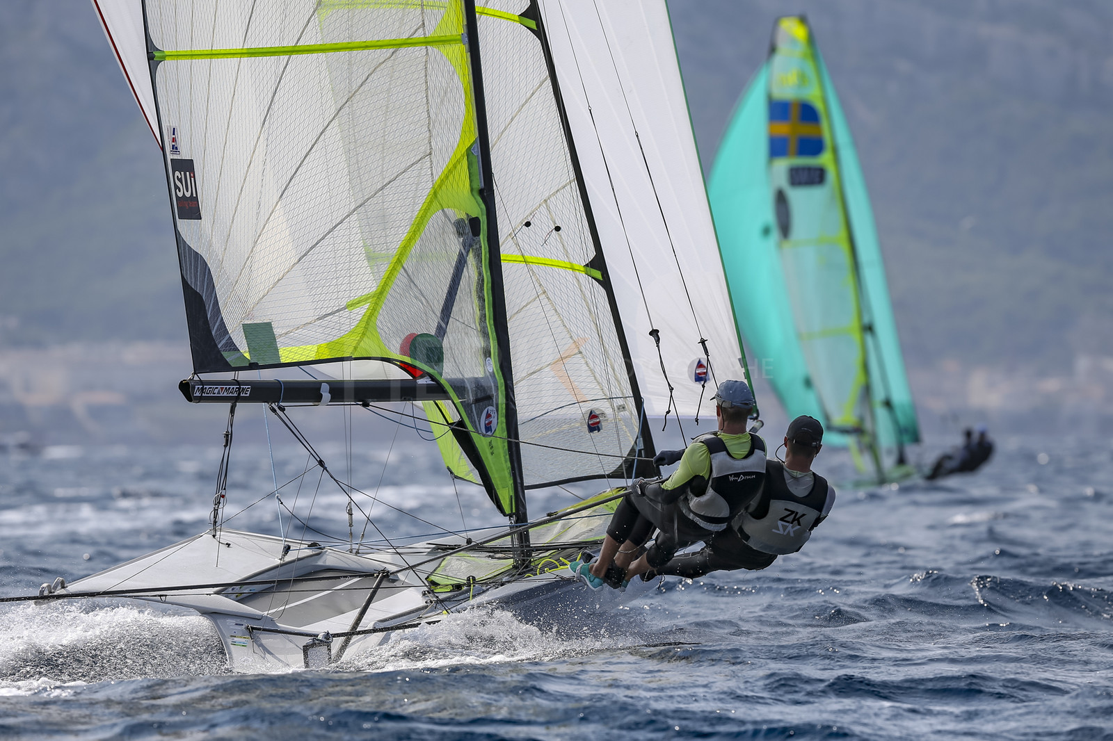 Marseille France is hosting more than 200 sailors from 28 nations for the 2018 Junior Worl Championship of 49er, 49erFX and Nacra 17. Held from 28 august to 1st september 2018. © Pierick Jeannoutot