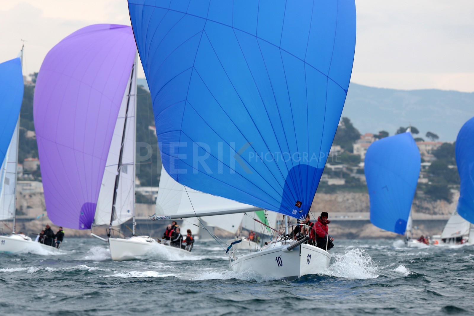 Les J80 sous spi