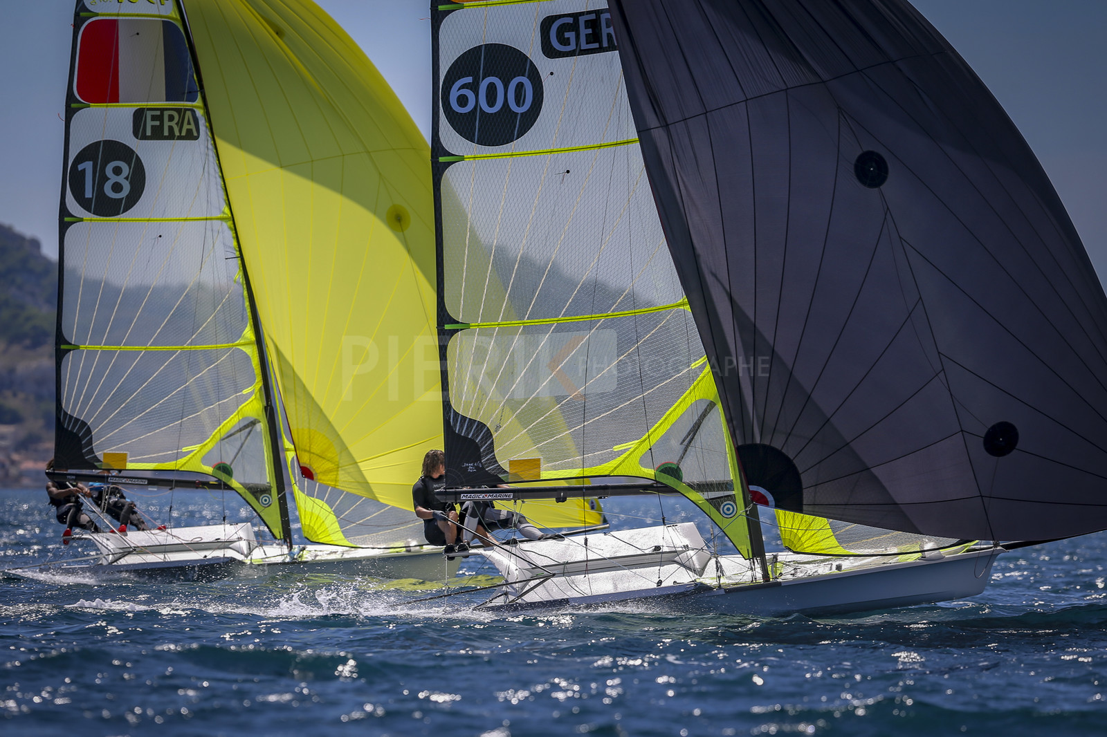 Marseilles France is hosting more than 200 sailors from 28 nations for the 2018 Junior Worl Championship of 49er, 49erFX and Nacra 17. Held from 28 august to 1st september 2018. © Pierick Jeannoutot