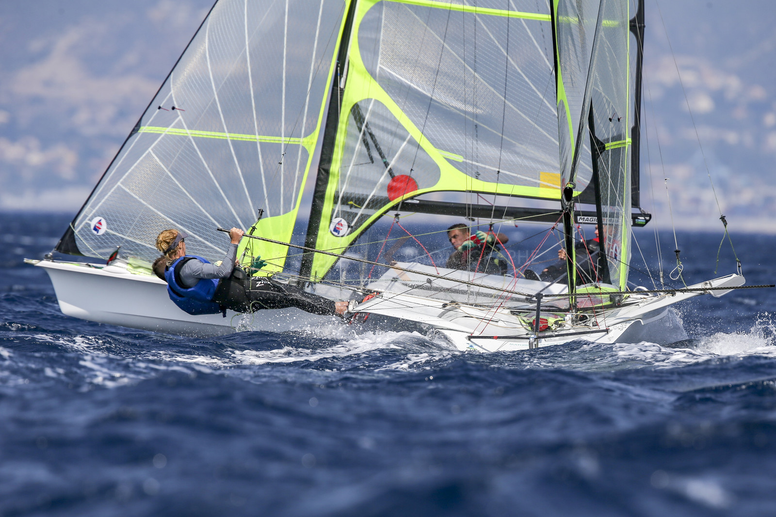 Marseille France is hosting more than 200 sailors from 28 nations for the 2018 Junior Worl Championship of 49er, 49erFX and Nacra 17. Held from 28 august to 1st september 2018. © Pierick Jeannoutot