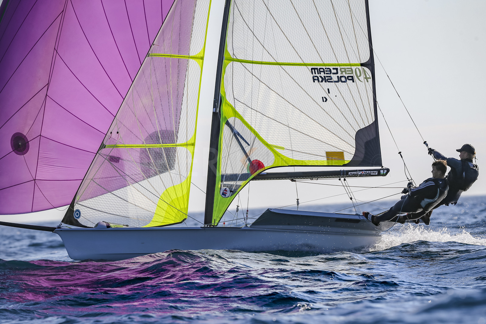 Marseille France is hosting more than 200 sailors from 28 nations for the 2018 Junior Worl Championship of 49er, 49erFX and Nacra 17. Held from 28 august to 1st september 2018. © Pierick Jeannoutot