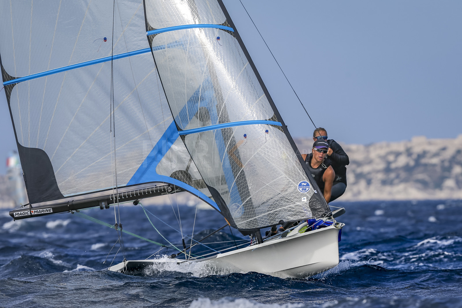 Marseille France is hosting more than 200 sailors from 28 nations for the 2018 Junior Worl Championship of 49er, 49erFX and Nacra 17. Held from 28 august to 1st september 2018. © Pierick Jeannoutot