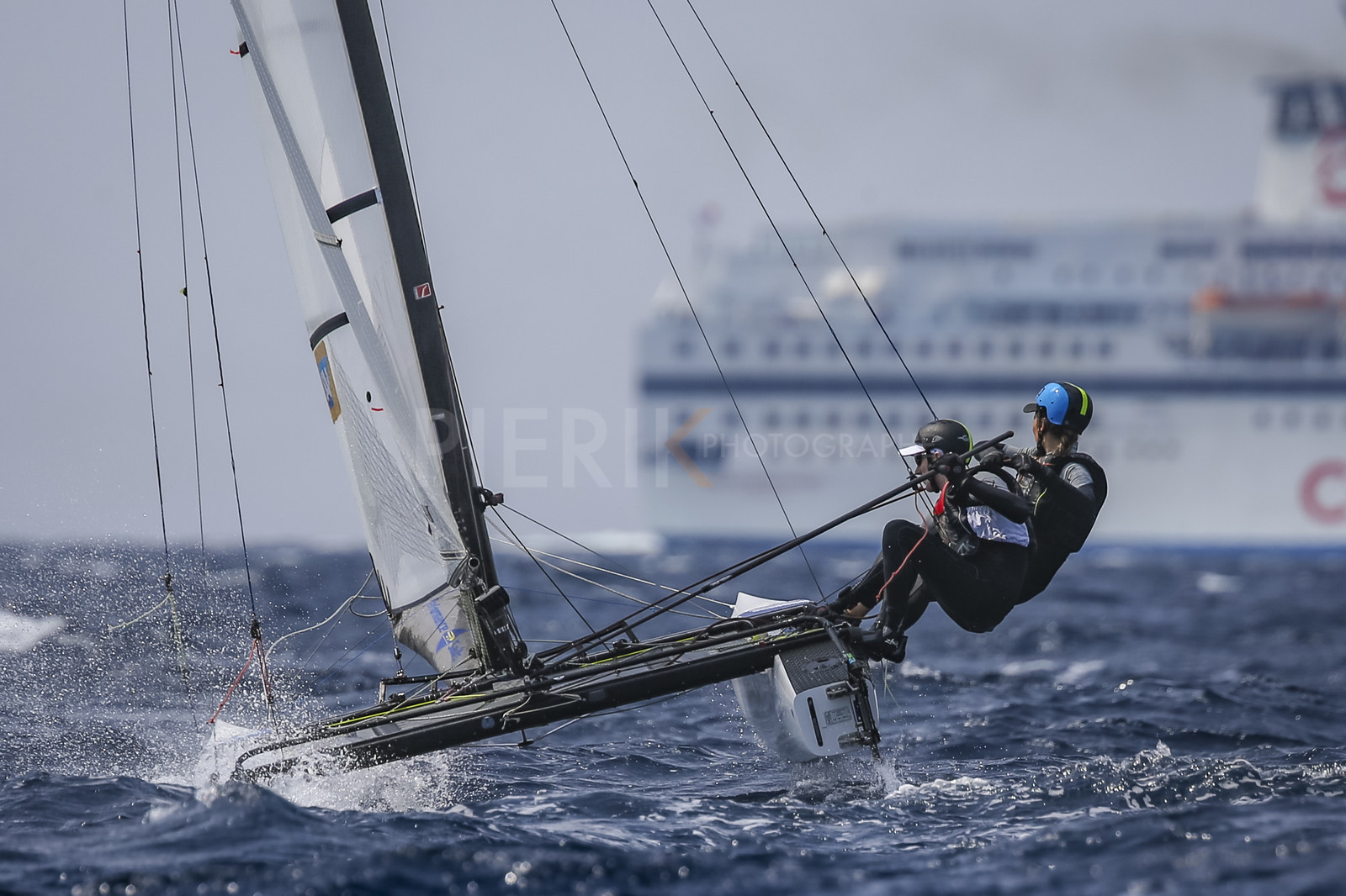 Marseille France is hosting more than 200 sailors from 28 nations for the 2018 Junior Worl Championship of 49er, 49erFX and Nacra 17. Held from 28 august to 1st september 2018. © Pierick Jeannoutot