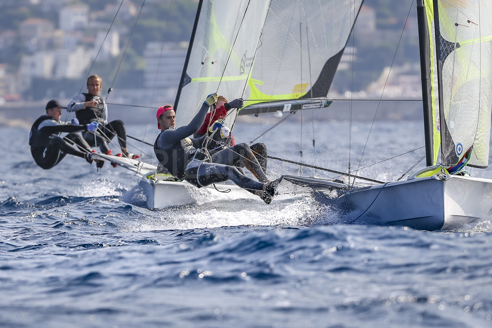 Marseille France is hosting more than 200 sailors from 28 nations for the 2018 Junior Worl Championship of 49er, 49erFX and Nacra 17. Held from 28 august to 1st september 2018. © Pierick Jeannoutot
