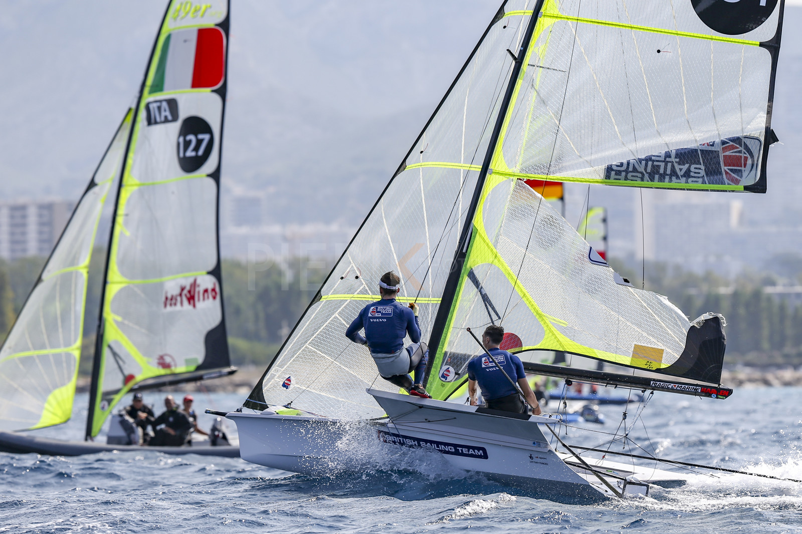 Marseille France is hosting more than 200 sailors from 28 nations for the 2018 Junior Worl Championship of 49er, 49erFX and Nacra 17. Held from 28 august to 1st september 2018. © Pierick Jeannoutot