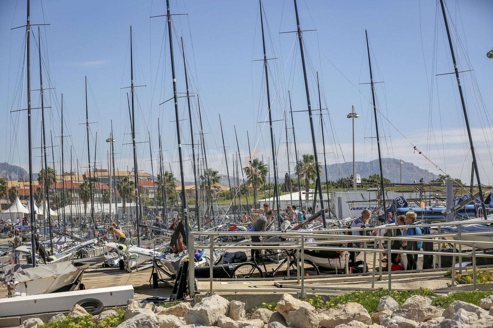 Marseille France is hosting more than 200 sailors from 28 nations for the 2018 Junior Worl Championship of 49er, 49erFX and Nacra 17. Held from 28 august to 1st september 2018. © Pierick Jeannoutot