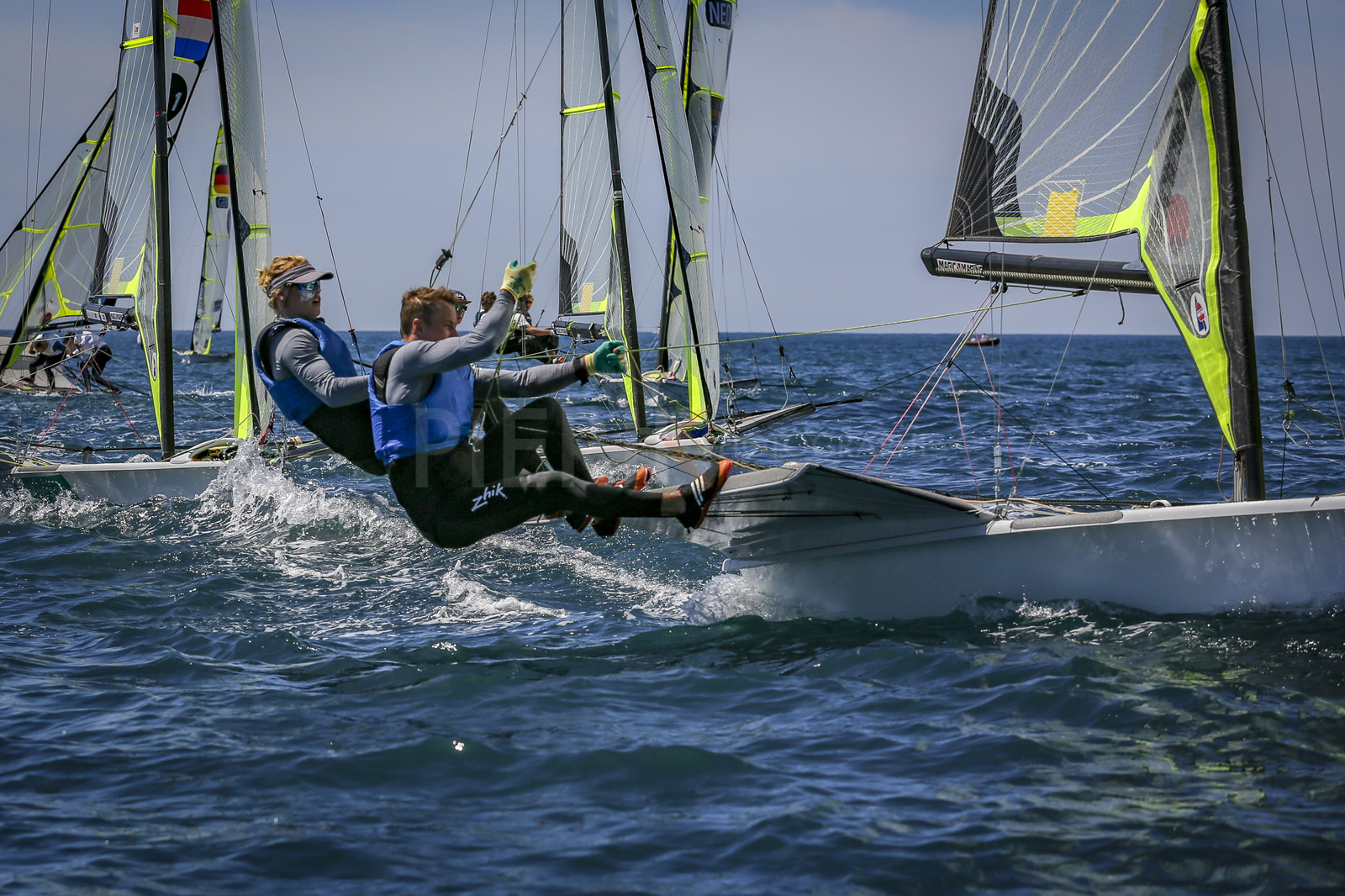 Marseilles France is hosting more than 200 sailors from 28 nations for the 2018 Junior Worl Championship of 49er, 49erFX and Nacra 17. Held from 28 august to 1st september 2018. © Pierick Jeannoutot