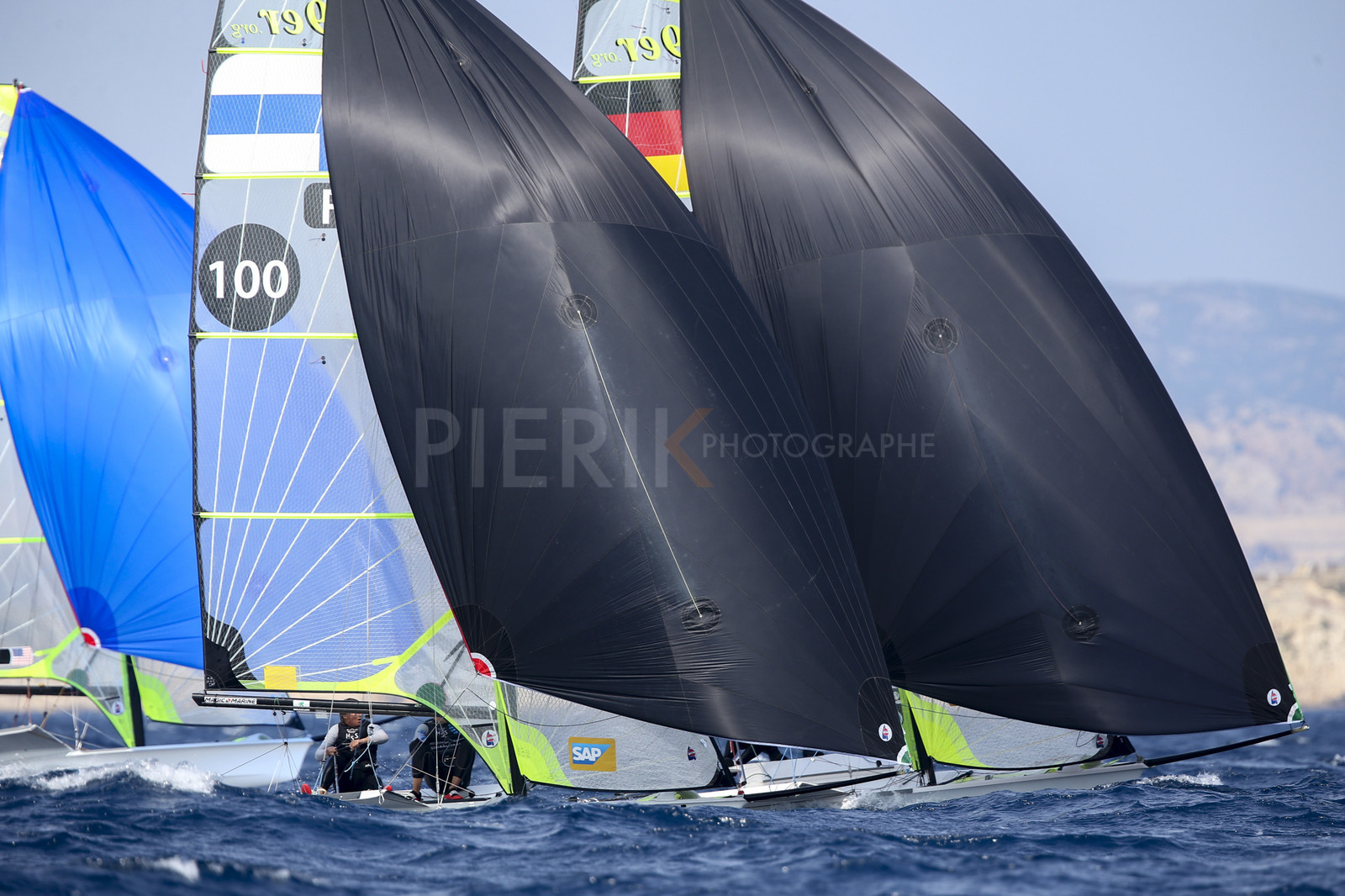 Marseille France is hosting more than 200 sailors from 28 nations for the 2018 Junior Worl Championship of 49er, 49erFX and Nacra 17. Held from 28 august to 1st september 2018. © Pierick Jeannoutot