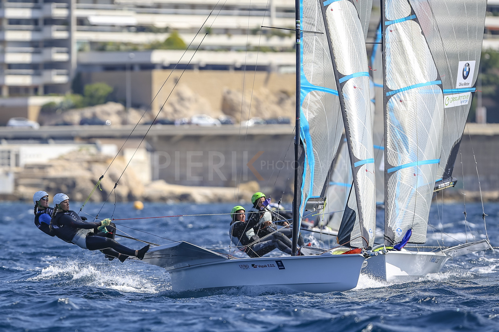 Marseille France is hosting more than 200 sailors from 28 nations for the 2018 Junior Worl Championship of 49er, 49erFX and Nacra 17. Held from 28 august to 1st september 2018. © Pierick Jeannoutot
