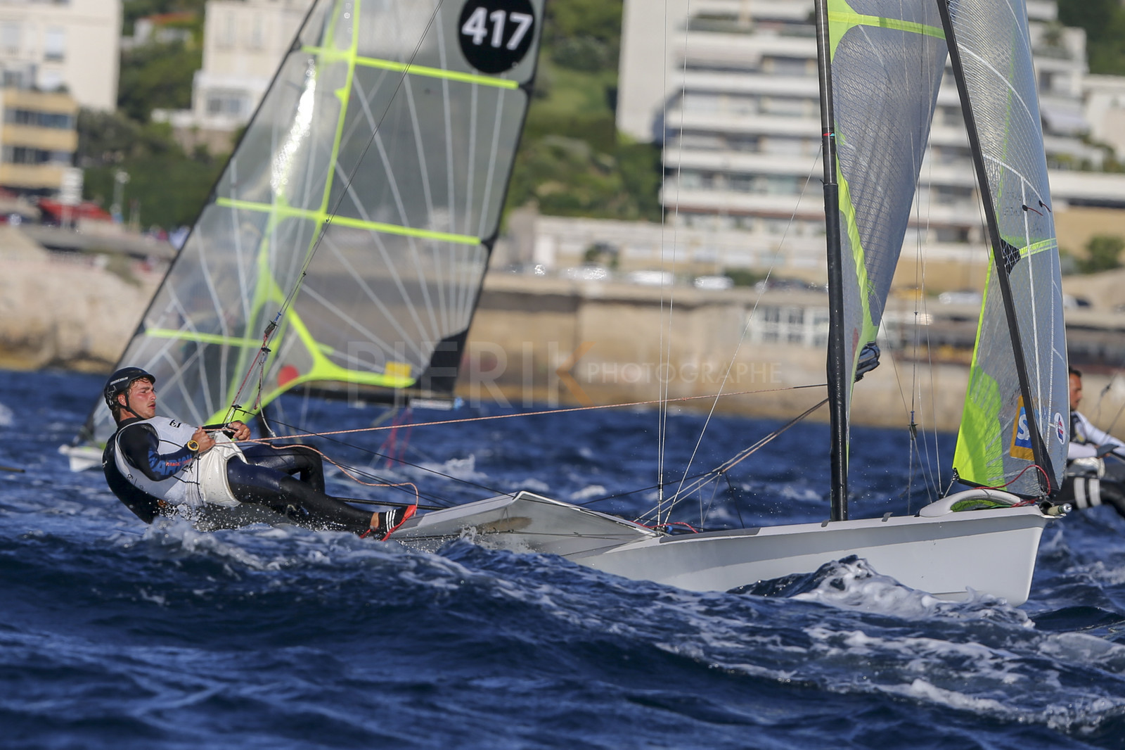 Marseille France is hosting more than 200 sailors from 28 nations for the 2018 Junior Worl Championship of 49er, 49erFX and Nacra 17. Held from 28 august to 1st september 2018. © Pierick Jeannoutot