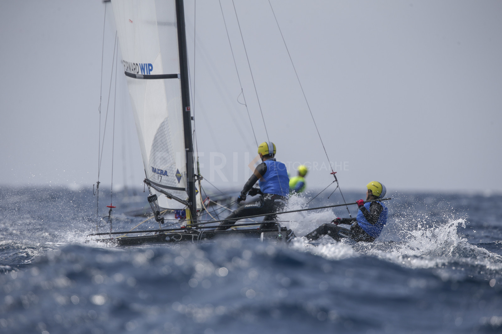 Marseille France is hosting more than 200 sailors from 28 nations for the 2018 Junior Worl Championship of 49er, 49erFX and Nacra 17. Held from 28 august to 1st september 2018. © Pierick Jeannoutot