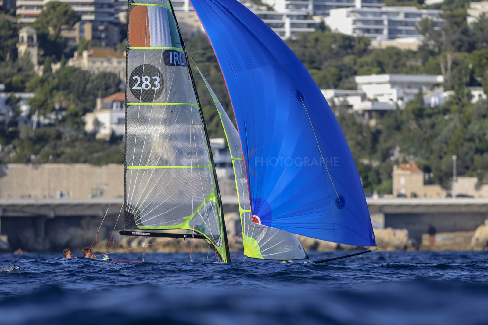 Marseille France is hosting more than 200 sailors from 28 nations for the 2018 Junior Worl Championship of 49er, 49erFX and Nacra 17. Held from 28 august to 1st september 2018. © Pierick Jeannoutot