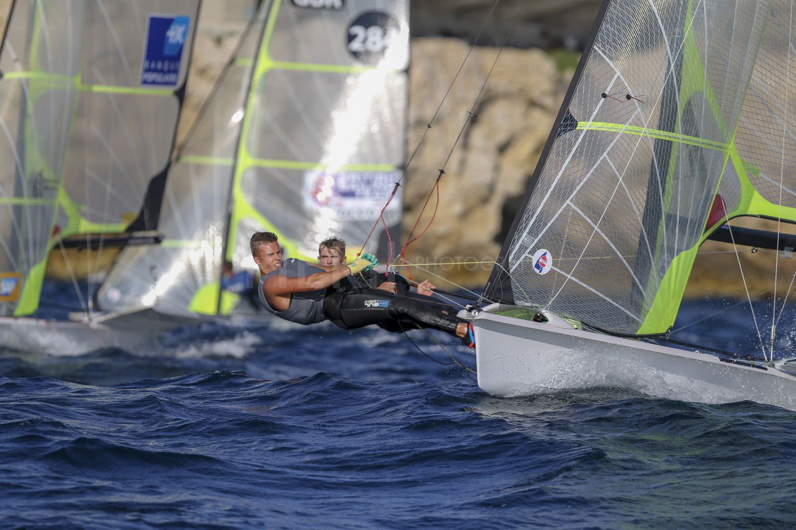 Marseille France is hosting more than 200 sailors from 28 nations for the 2018 Junior Worl Championship of 49er, 49erFX and Nacra 17. Held from 28 august to 1st september 2018. © Pierick Jeannoutot